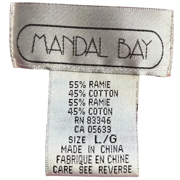 Mandal Bay VIntage Vest Butterfly Embroidered Grandmacore Teachercore Pink Zip L - Picture 4 of 6